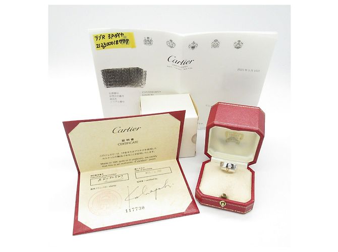 Cartier Love Ring aus 750er Weißgold mit Diamant, Größe 6.5 - Ansicht 5