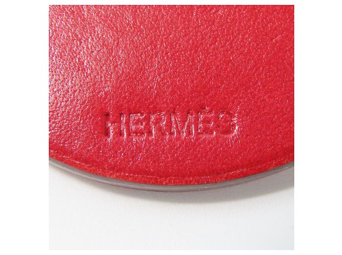 Charm per borsa in pelle di mucca Hermès in argento 925 Rosso - vista 4