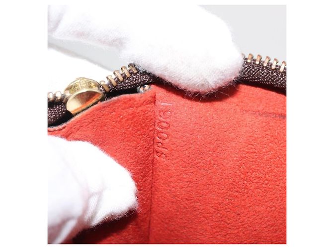 Bucket Bolso con cremallera Marais en Damier Louis Vuitton Castaño - vista 7