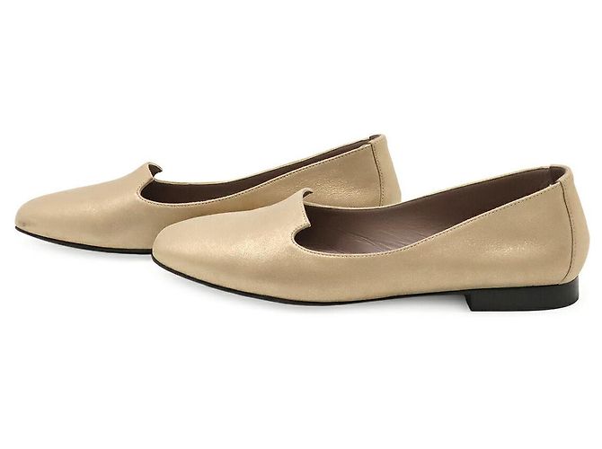 Hermès Leder Slipper 35 Golden - Ansicht 2