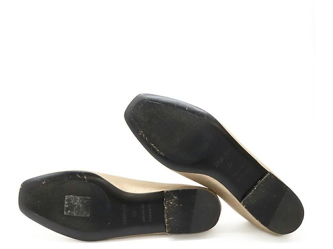 Hermès Leder Slipper 35 Golden - Ansicht 5