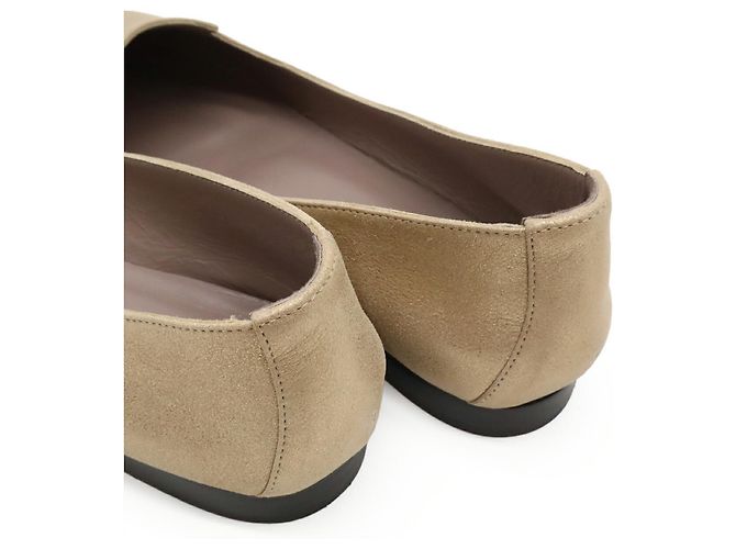 Hermès Leder Slipper 35 Golden - Ansicht 6