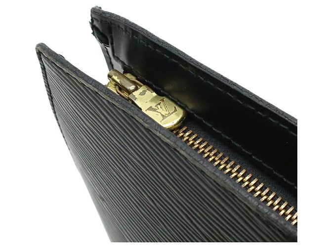 Louis Vuitton Saint Jacques Epi Handtasche Schwarz - Ansicht 5