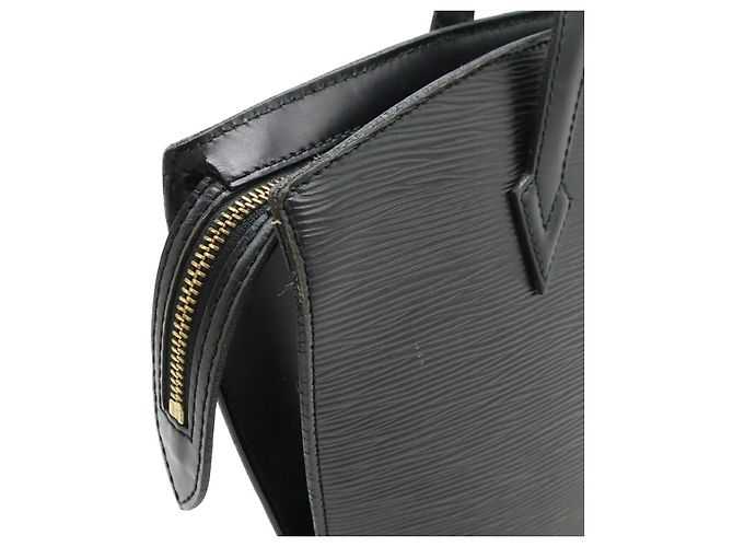 Louis Vuitton Saint Jacques Epi Handtasche Schwarz - Ansicht 7