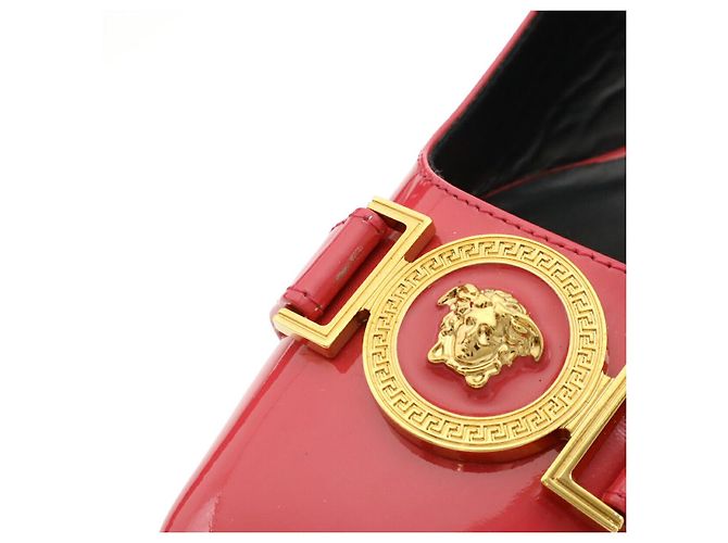 Lackleder-Pumps von Versace Pink Fuschia - Ansicht 8