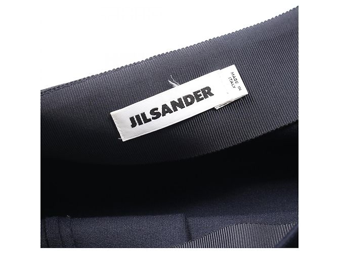 Falda de rayón y nylon Jil Sander Azul Azul marino - vista 3