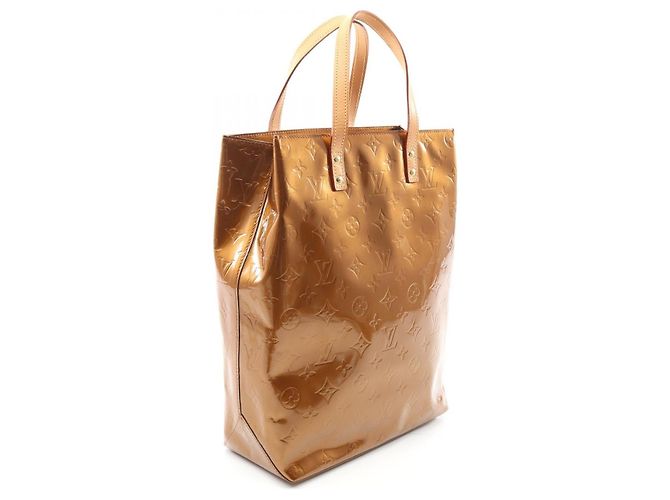 Borsa tote Reade MM Monogram Vernis Louis Vuitton Marrone Bronzo - vista 2