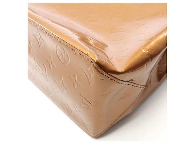 Borsa tote Reade MM Monogram Vernis Louis Vuitton Marrone Bronzo - vista 8