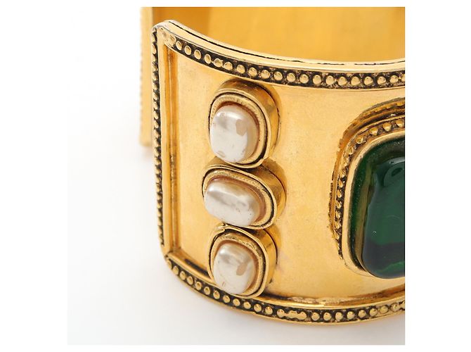Timeless Bracciale in perle finte e strass Chanel D'oro - vista 6