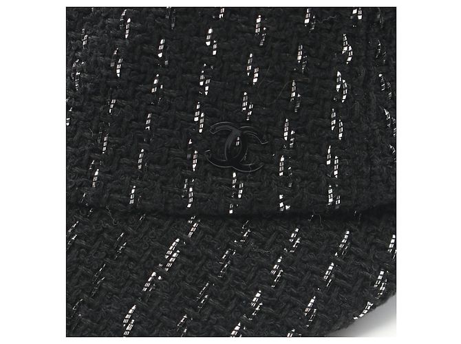 Timeless Gorra de algodón Chanel Negro - vista 7