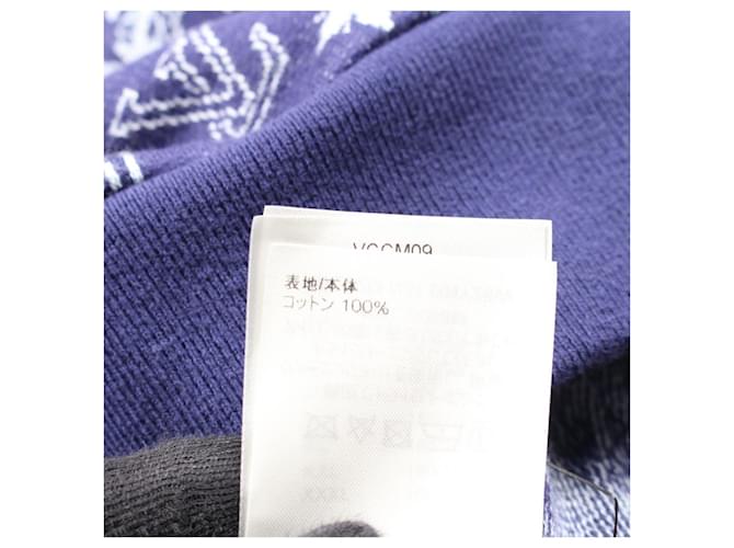 Sudadera de algodón Monogram Louis Vuitton Azul - vista 5