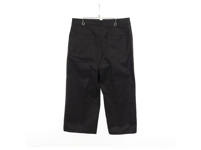 Pantaloni in cotone Hermès Nero - vista 2