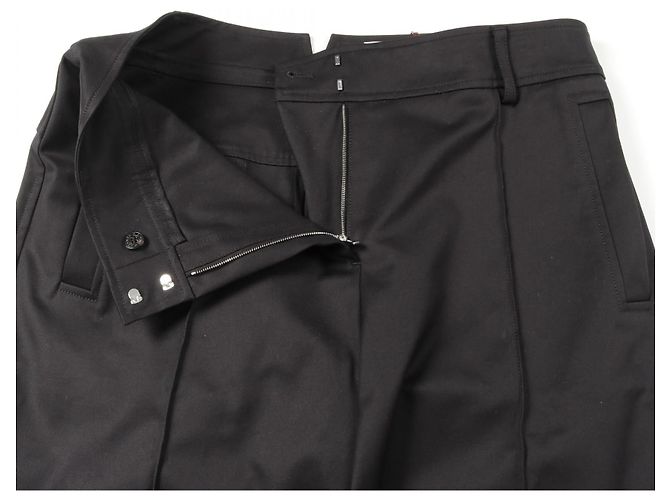 Pantaloni in cotone Hermès Nero - vista 5