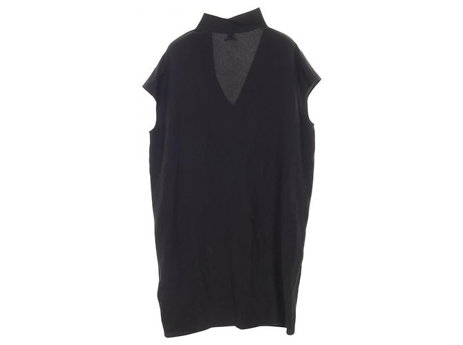 Hermès Vestido de seda Hermes 34 Negro - vista 2