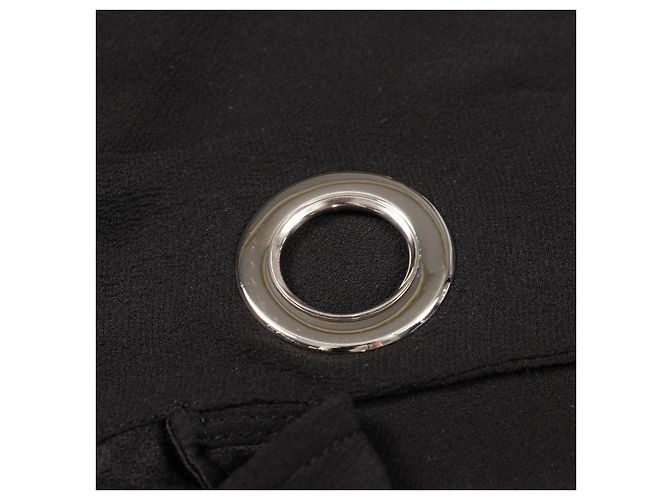 Hermès Vestido de seda Hermes 34 Negro - vista 5