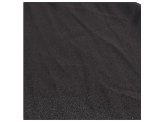 Hermès Vestido de seda Hermes 34 Negro - vista 6