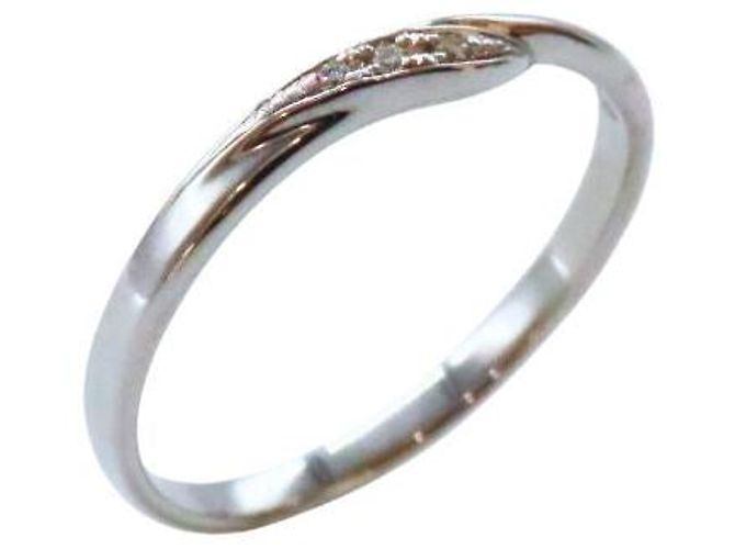 Autre Marque Diamantring aus K10 Weißgold Star Jewelry Golden - Ansicht 2