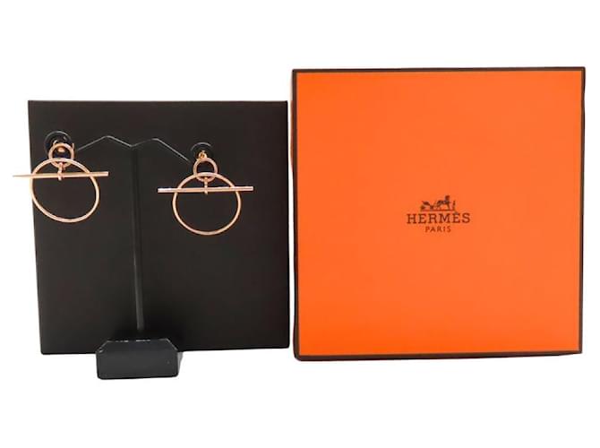 Hermès Hermes Loop Ohrringe PM Au750 Golden - Ansicht 2