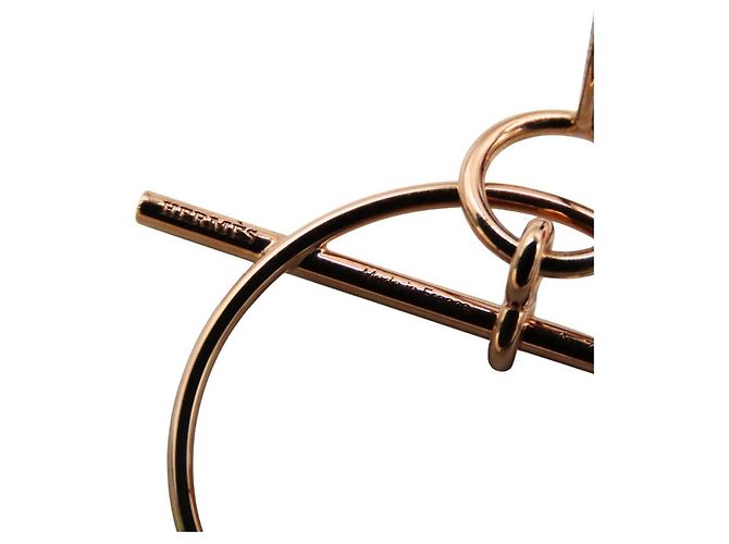 Hermès Hermes Loop Ohrringe PM Au750 Golden - Ansicht 5