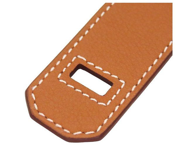 Bracciale Kelly in pelle Hermès Taglia 17 D'oro - vista 9
