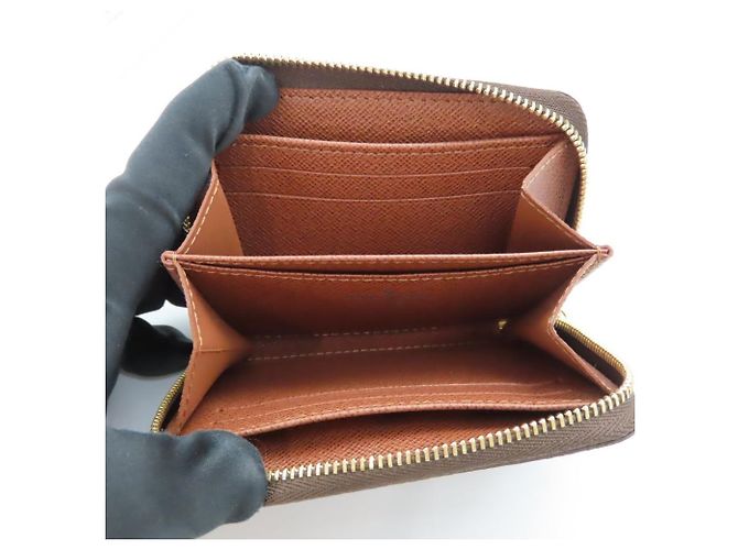Monedero Zippy Monogram Louis Vuitton Castaño - vista 7