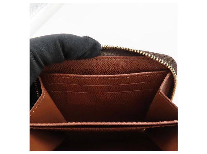 Monedero Zippy Monogram Louis Vuitton Castaño - vista 8