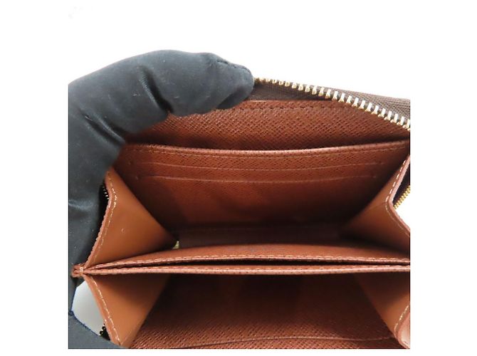 Monedero Zippy Monogram Louis Vuitton Castaño - vista 9