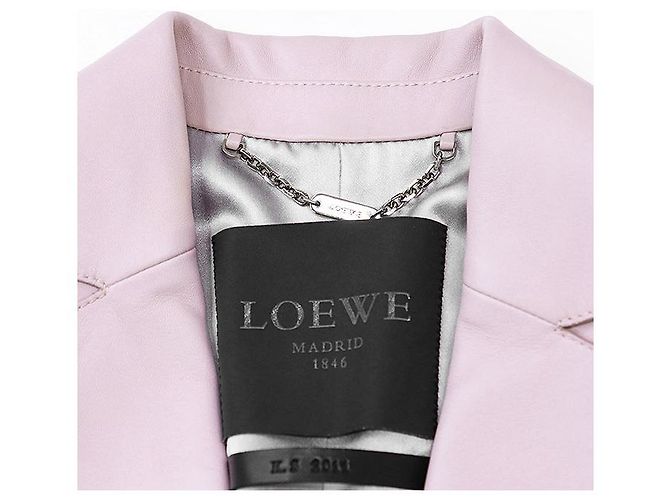 Jaqueta de couro de cordeiro Loewe MARDRID 1846 - vista 11