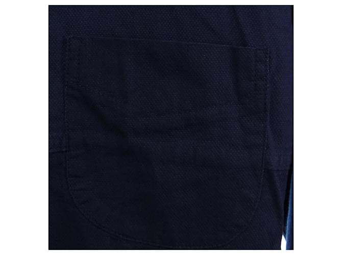 Autre Marque Camisa de algodón Denham Azul Azul marino - vista 6