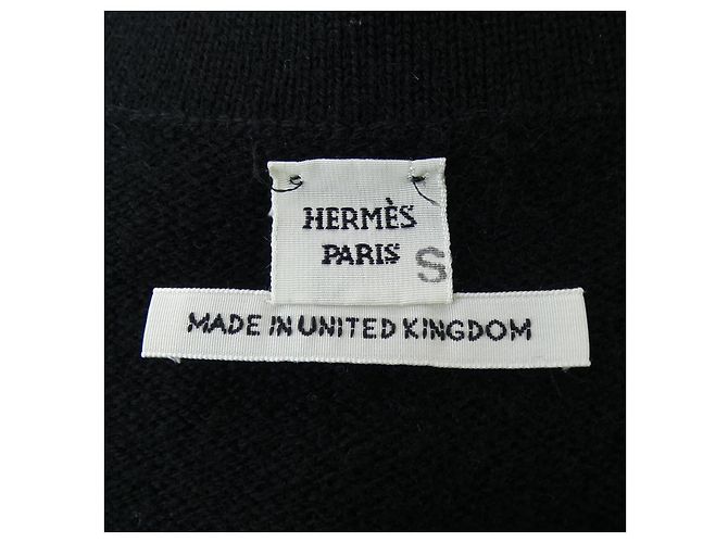 Hermès Hermes 100 Cashmere Kleid 34 Schwarz - Ansicht 4