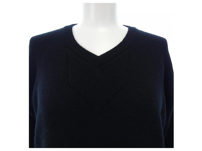Hermès Hermes 100 Cashmere Kleid 34 Schwarz - Ansicht 5