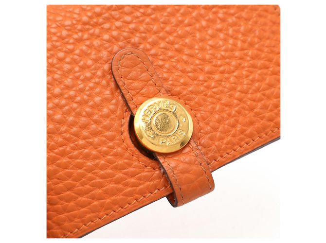 Monedero de llaves Dogon Togo de Hermès Naranja - vista 4