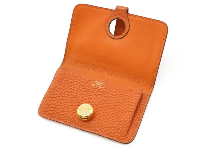 Monedero de llaves Dogon Togo de Hermès Naranja - vista 5