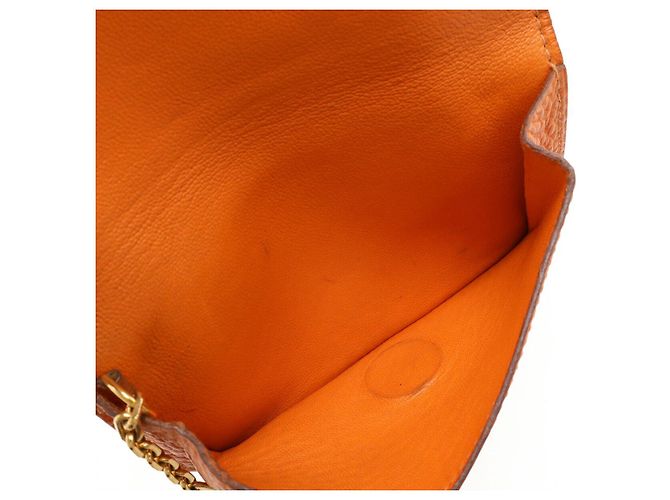 Monedero de llaves Dogon Togo de Hermès Naranja - vista 6