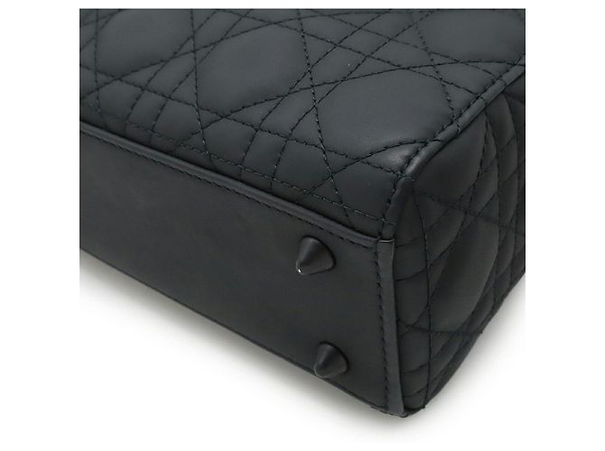 2-in-2 Tasche Christian Dior Lady Dior My ABCDior aus Kalbsleder Schwarz - Ansicht 3