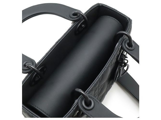 2-in-2 Tasche Christian Dior Lady Dior My ABCDior aus Kalbsleder Schwarz - Ansicht 5