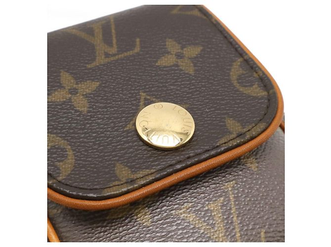 Borsa a Spalla Pochette Cancun Monogram Louis Vuitton Marrone - vista 4