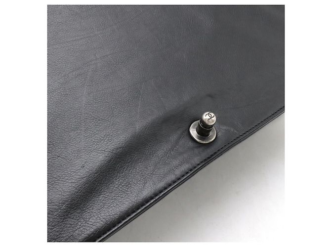 Borsa a spalla Chanel Boy Chanel 30 in pelle di vitello Nero - vista 8