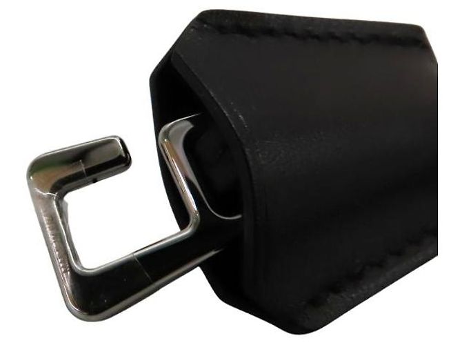 Bracciale in Acciaio Inossidabile Clochette Swift di Hermès Nero - vista 3