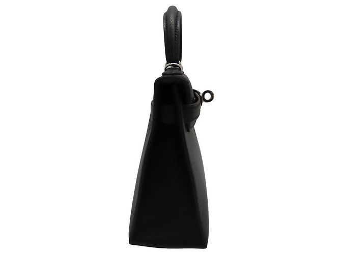 Hermès Mini Kelly2 Chèvre Schwarz - Ansicht 5