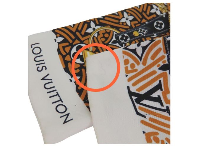 Twist Bufanda de seda Bandeau Confidential de Louis Vuitton Multicolor - vista 8