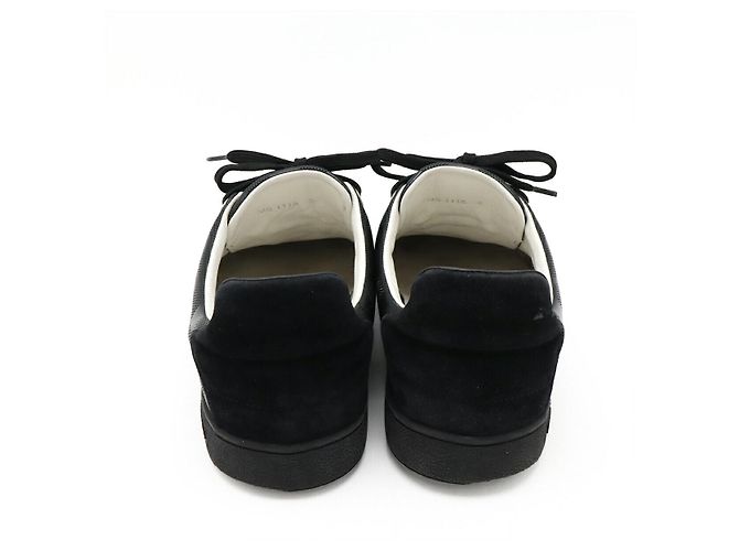 Twist Baskets en cuir Damier Infini Frontrow de Louis Vuitton Noir Blanc Bleu - vue 3