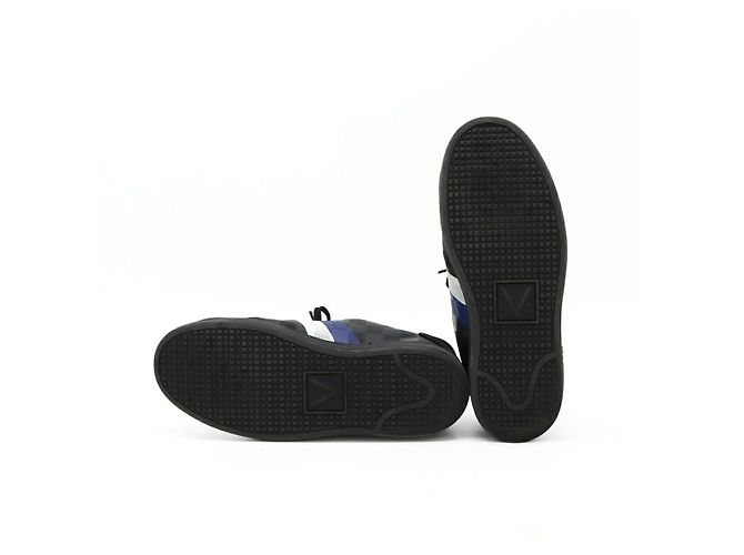Twist Baskets en cuir Damier Infini Frontrow de Louis Vuitton Noir Blanc Bleu - vue 4
