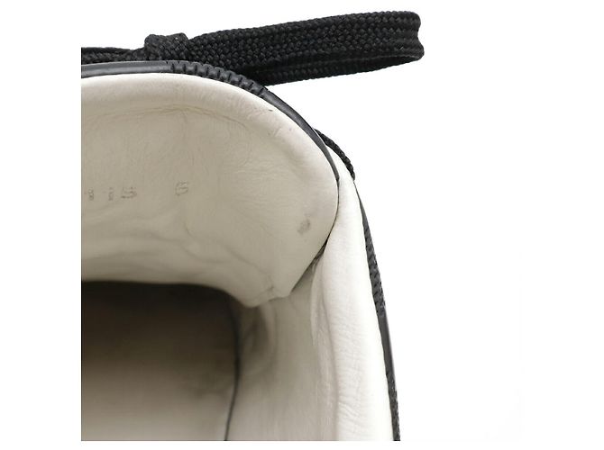 Twist Baskets en cuir Damier Infini Frontrow de Louis Vuitton Noir Blanc Bleu - vue 7