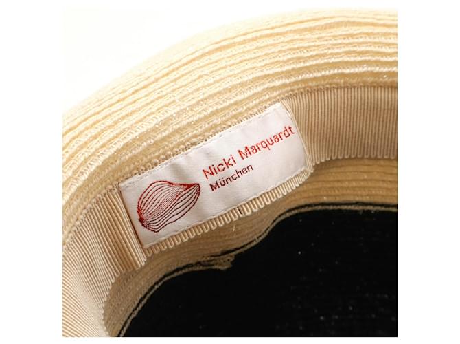 Autre Marque Cappello Abaca Nicki Marquardt Nero - vista 9