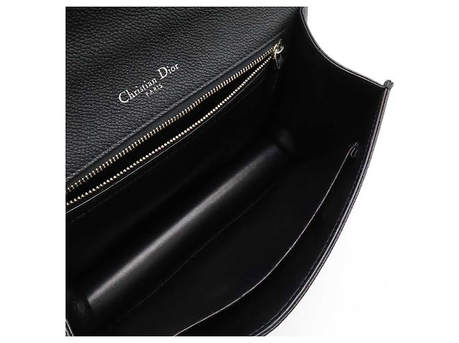 Borsa a Spalla in Pelle Diorama Christian Dior Nero - vista 6