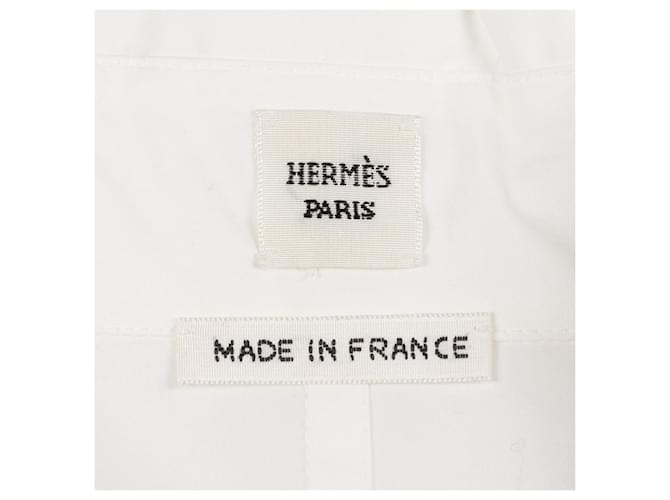 Hermès Vestido de algodón Hermes Blanco - vista 3