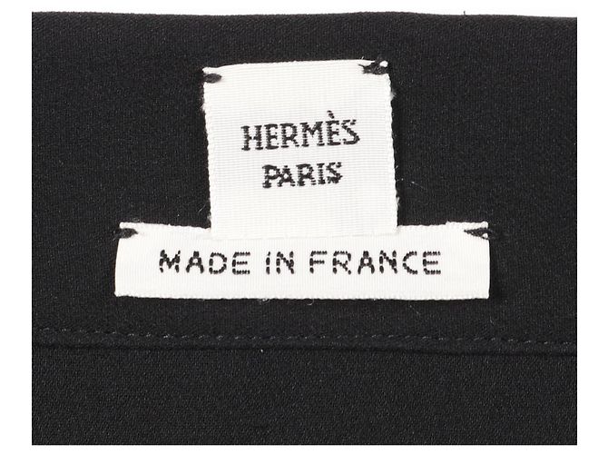 Hermès Hermes Seidenkleid Schwarz - Ansicht 3