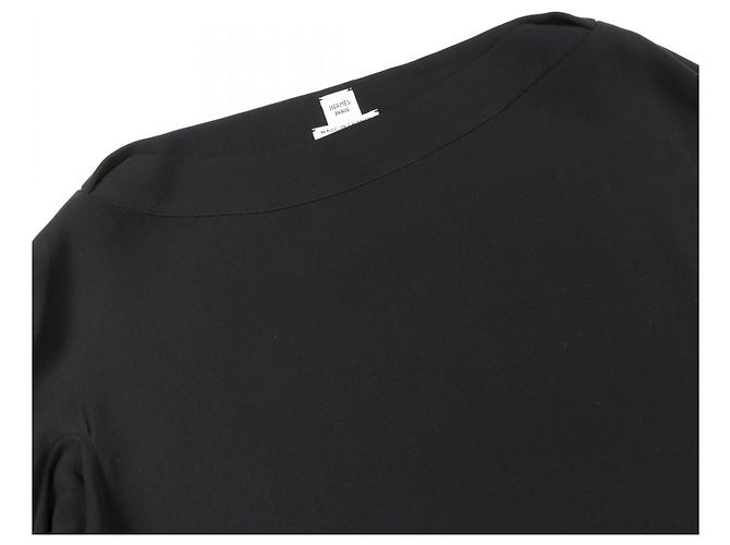 Hermès Hermes Seidenkleid Schwarz - Ansicht 8