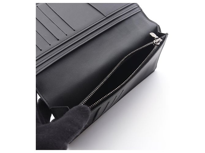 Louis Vuitton Portemonnaie Brazza aus Damier Infini Leder Schwarz - Ansicht 4